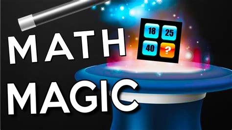 The Math Magician's Playground: A Journey into the World of Math Magic